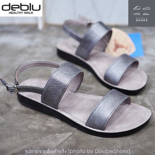 รองเท้าแตะรัดส้นผู้หญิง รองเท้าเพื่อสุขภาพ Deblu รุ่น L5004S (สีดำ) ไซส์ 36-41