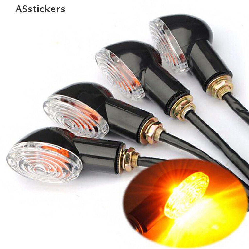 asstickers-ไฟเลี้ยว-led-12v-10w-สีเหลืองอําพัน-สําหรับรถจักรยานยนต์