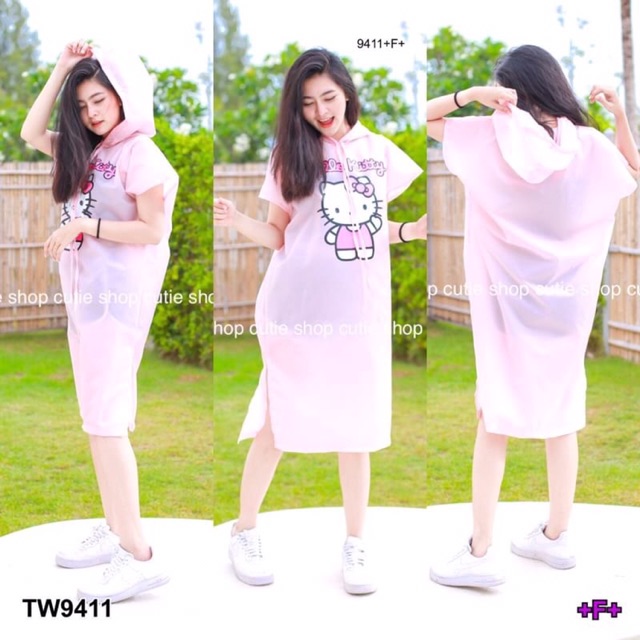 เสื้อกันฝนสกรีนลายการ์ตูน-tw9411