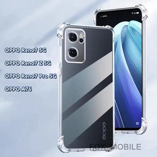 เคสใสสำหรับ OPPO Reno8T/A77S/A17/Reno8Z/A57 2022/A77 5G/Reno7 5G/Reno7 Pro/Reno7Z 5G/A76/A96/A36/A78/A58 เคสนิ่ม TPU 018