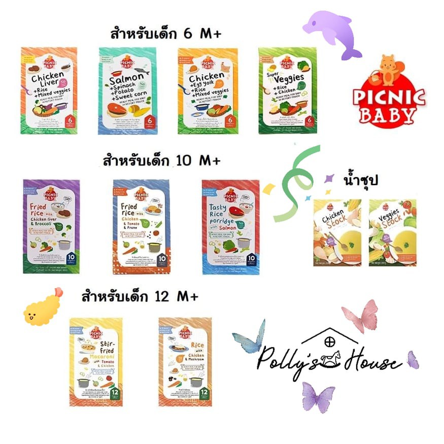 ราคาและรีวิว(สินค้าเคลียร์สต๊อค) Picnic Baby ปิคนิค เบบี้ อาหารเสริมสำหรับเด็ก พร้อมทาน