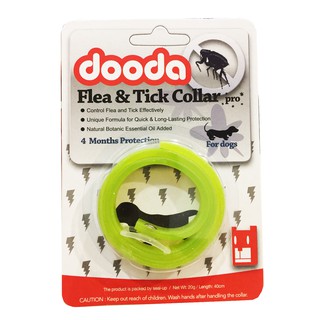 ภาพขนาดย่อของภาพหน้าปกสินค้าDooda Flea & Tick Collar Pro ปลอกคอ ป้องกันเห็บหมัด ยุง และแมลง สำหรับสุนัข 60 cm. จากร้าน smartpet_officialshop บน Shopee