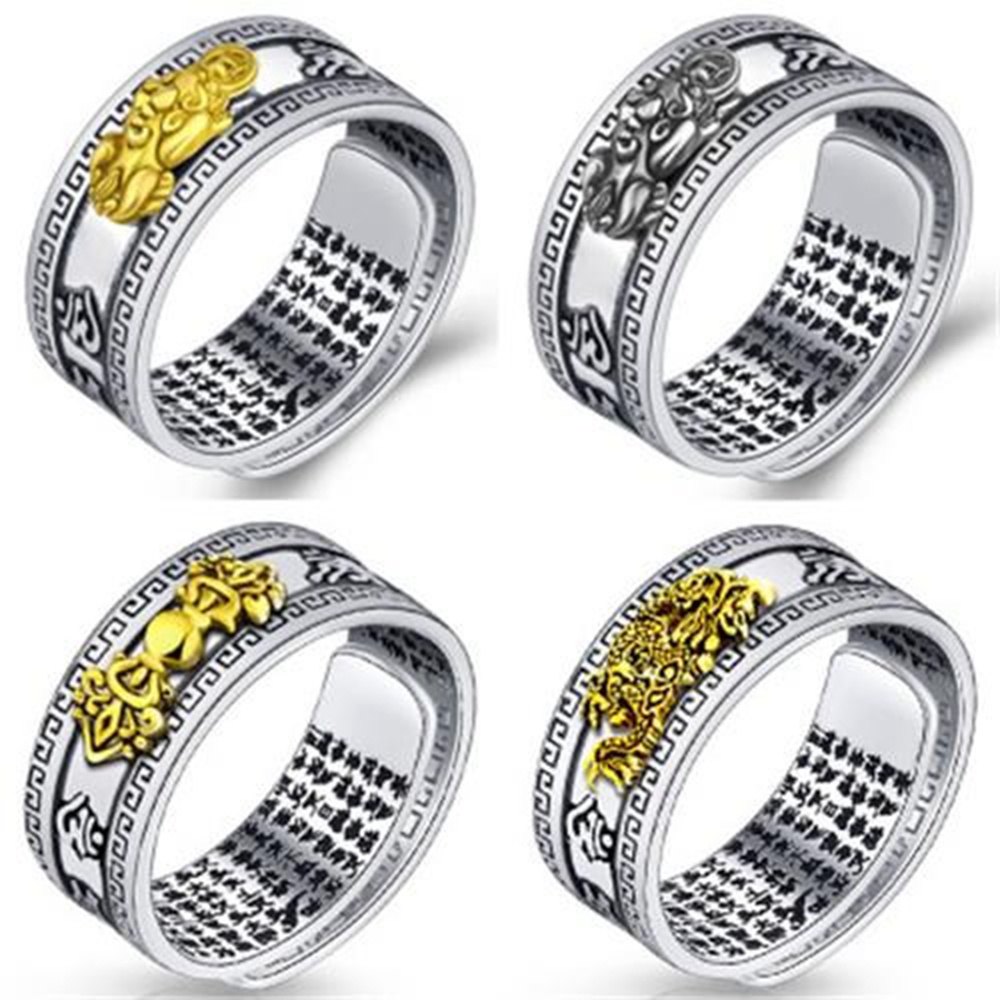 ภาพหน้าปกสินค้าแหวนนิ้วมือ รูปมังกรนําโชค สามารถปรับได้ เครื่องประดับ แฟชั่นเรโทร สําหรับผู้ชาย จากร้าน yankun8866.th บน Shopee
