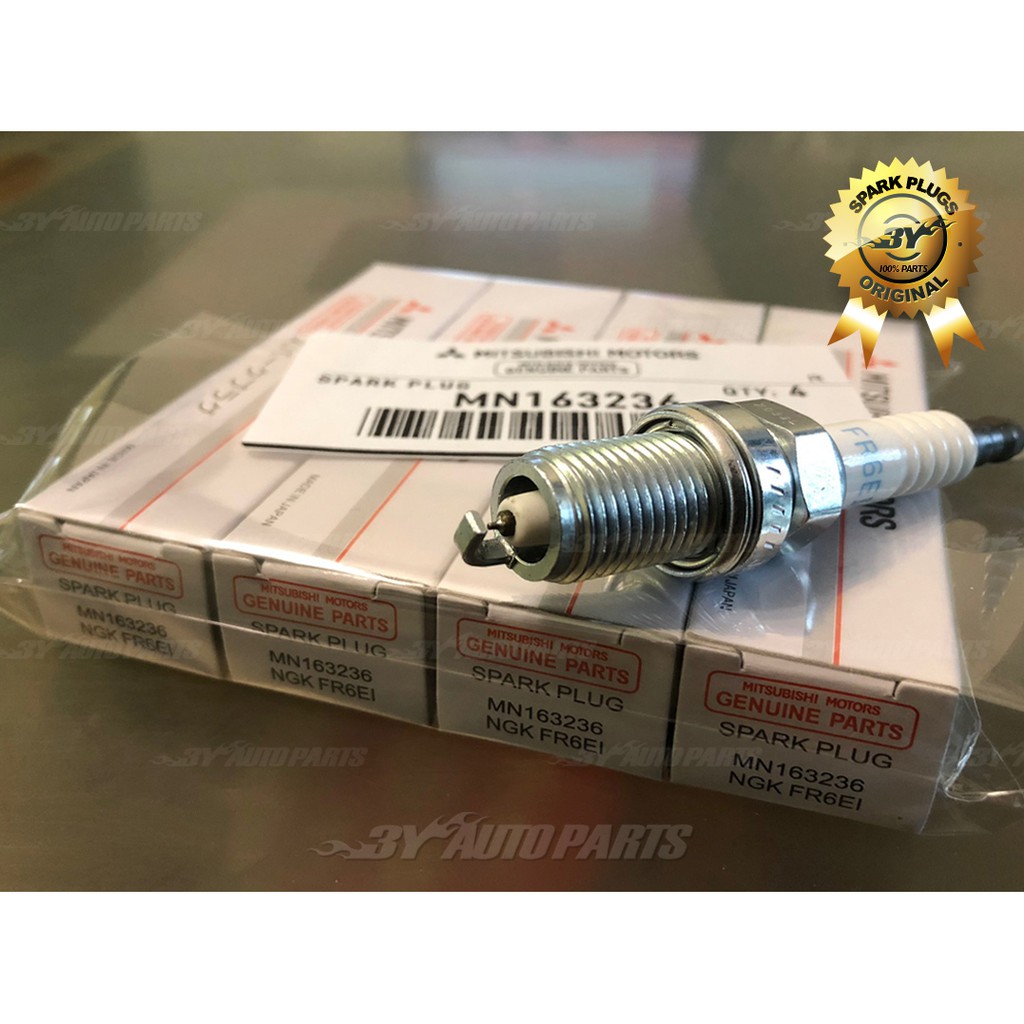 หัวเทียนngk-iridium-fr6ei-4-ส่วน-no-mn163236-มิตซูบิชิ-lancer-ex-made-in-japan