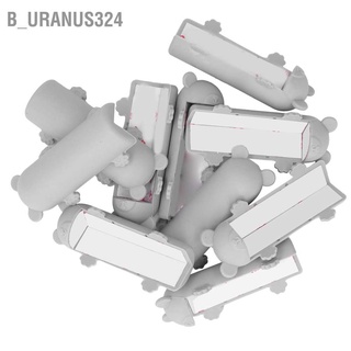 B_uranus324 10pcs Silicone Corner Protector Cushion Edge Gray