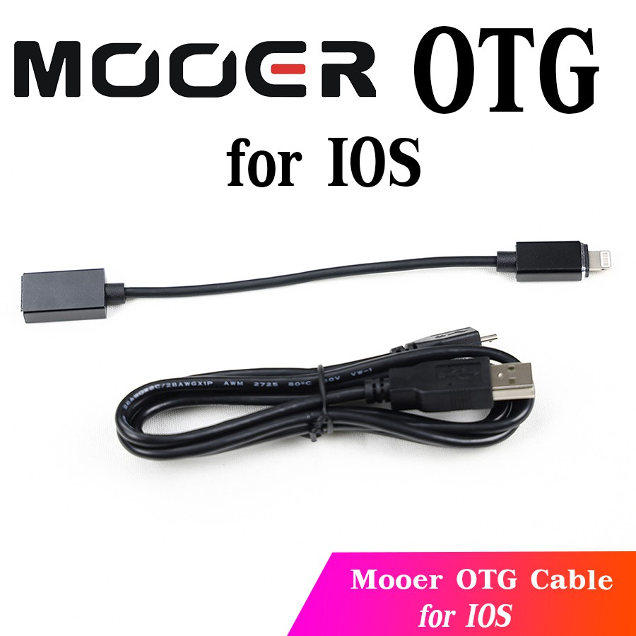 ภาพหน้าปกสินค้าสาย Mooer OTG Cable for IOS