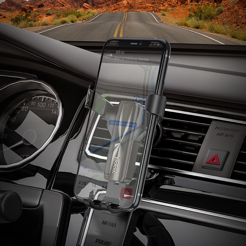 ขาตั้งมือถือติดช่องแอร์-hoco-car-holder-ca71-dignity-gravity-ca71-dignity-aluminum-alloy-gravity-phone-holder-for-air