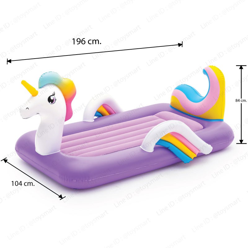 bestway-ที่นอนเป่าลม-airbed-unicorn-ที่นอนแฟนซี-สำหรับเด็ก-toy-smart