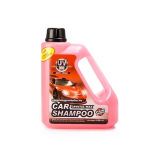 WAXY Car Champoo Crystal Wax แชมพูล้างรถ แว็กซี่ สูตรคริสตัลแว็กซ์ 1200ml ชนิดขวด กลิ่น STRAWBERRY