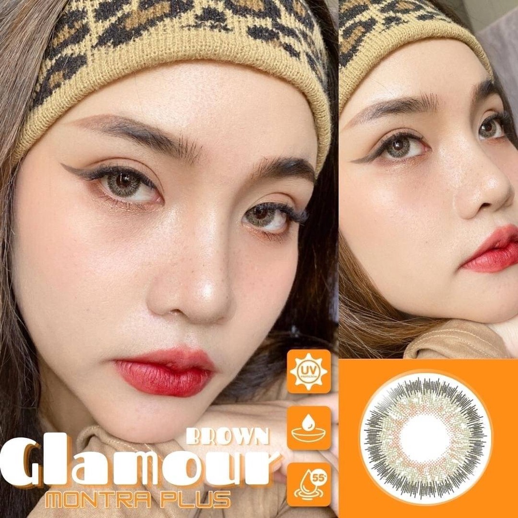 คอนแทคเลนส์-ขนาดกลาง-brown-glamour-issue-dueba