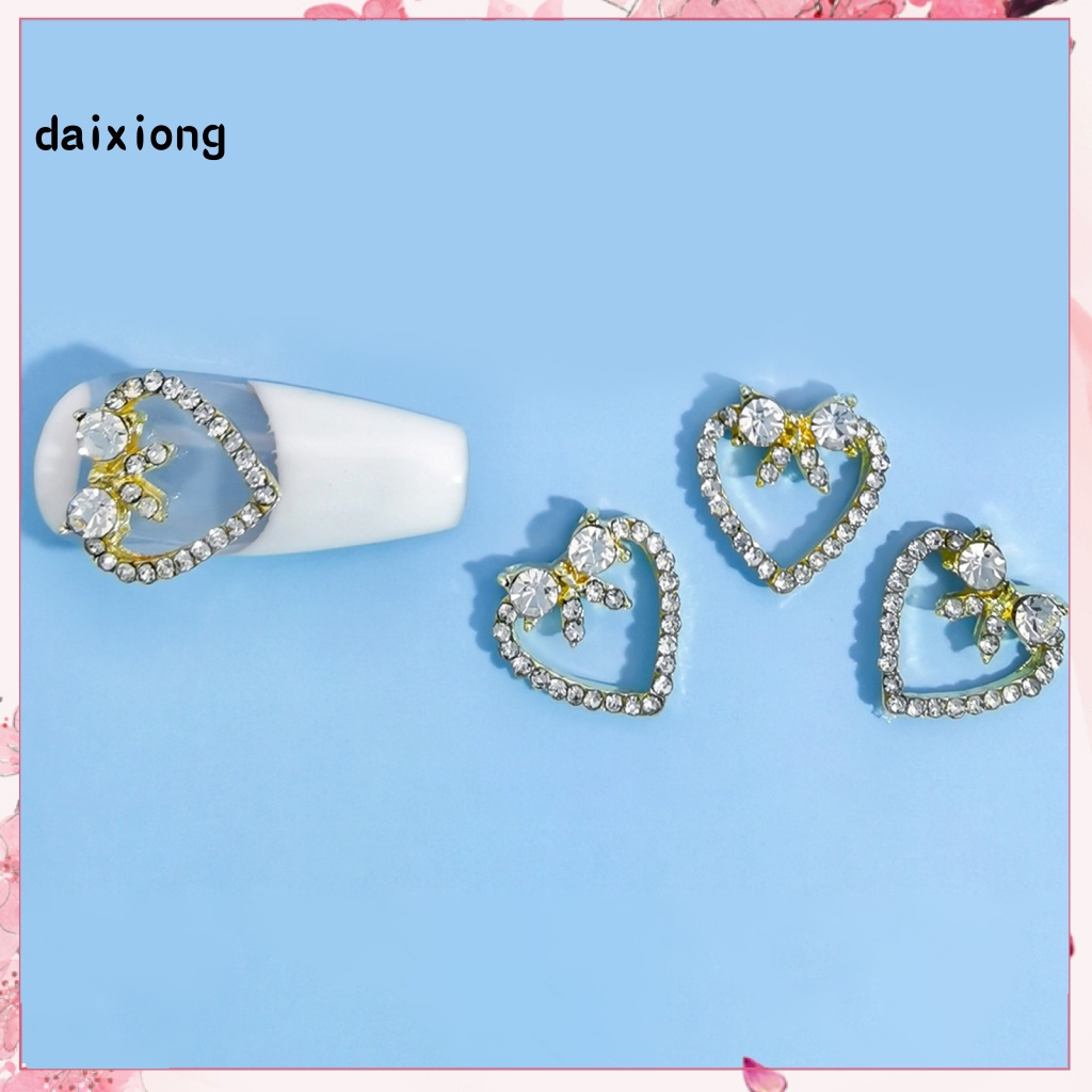 lt-daixiong-gt-อุปกรณ์ตกแต่งเล็บ-จี้โบว์โลหะ-3d-diy-10-ชิ้น