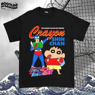 เสื้อยืด ลายการ์ตูน SHIN CHAN CRAYON SHIN CHAN CRAYON VINTAGES-5XL