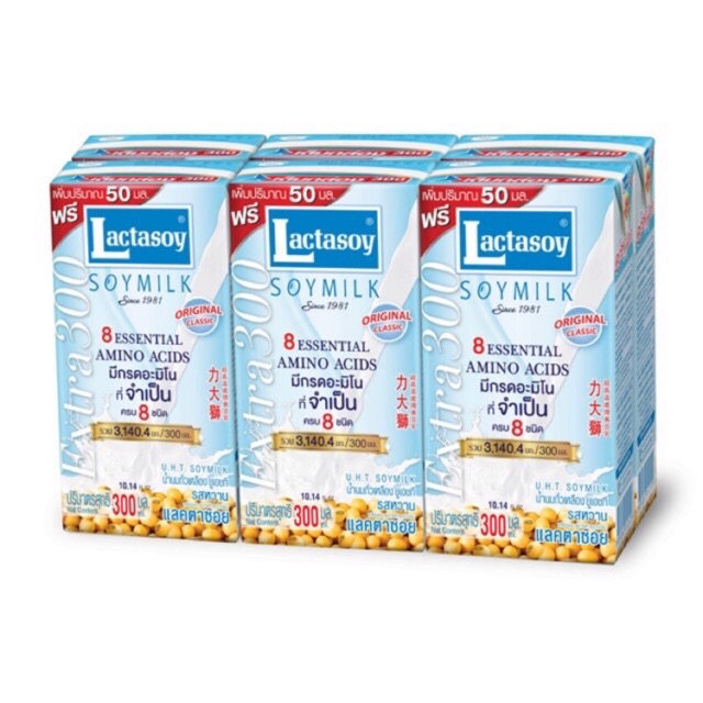 lactasoy-แลคตาซอยรสหวาน-300มล-แพค6