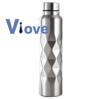 1000Ml Single-Wall Stainless Steel Water Bottle Gym Sport Bottles