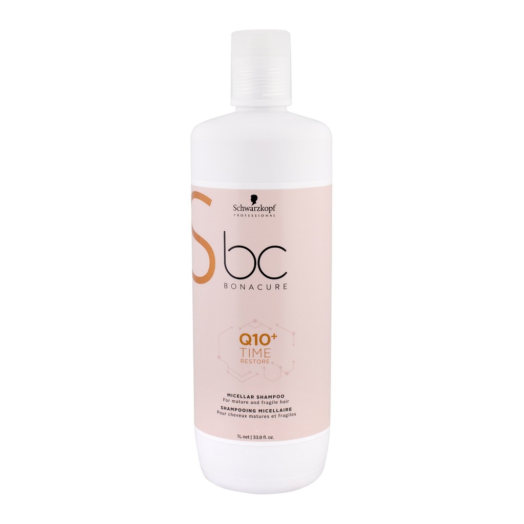 schwarzkopf-bonacure-q10-time-restore-micellar-shampoo-1000-ml-ชวาร์สคอฟ-โบนาเคียว-คิวเท็น-แชมพู