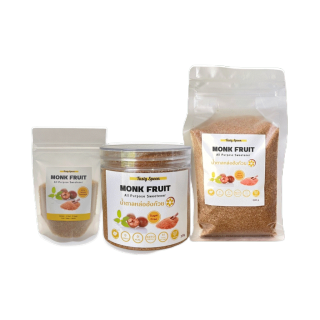 [ใส่โค้ด MEEDEC23 ลด60] น้ำตาลหล่อฮังก๊วย Monk Fruit Sweetener เพื่อสุขภาพ ขนาด 300g