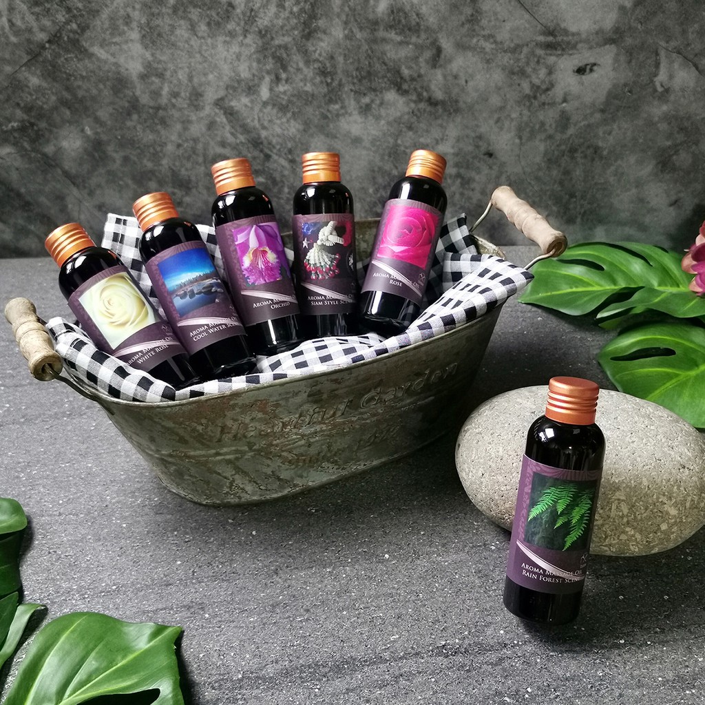 byspa-น้ำมันนวดตัวอโรมา-aroma-massage-oil-กลิ่น-เรสฟอเรส-rain-forest-100-ml