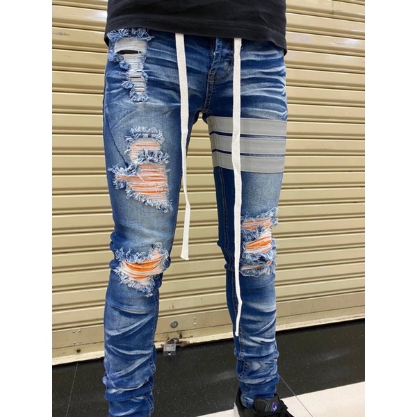 holdem-denim-style-กางเกงยีนส์ฟอกขาด-งานพรีเมี่ยม