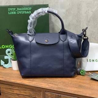 Longchamp LE PLIAGE CUIR TOP HANDLE BAG S แท้💯%