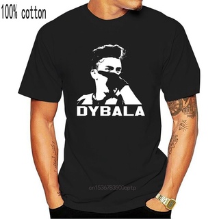 เสื้อคนอ้วนผญ - ผู้ชาย tshirt oversize Paulo Dybala หน้ากากเสื้อยืดที่กําหนดเองขนาด S-3XL พิมพ์ผ้าฝ