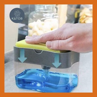 ​​ ของแท้❗️ส่งไวใส่น้ำยาล้างจานพร้อมที่วางสก๊อตไบร์ท ที่วางขวดน้ำยาล้างจาน - Sponge Rack Soap Dispense