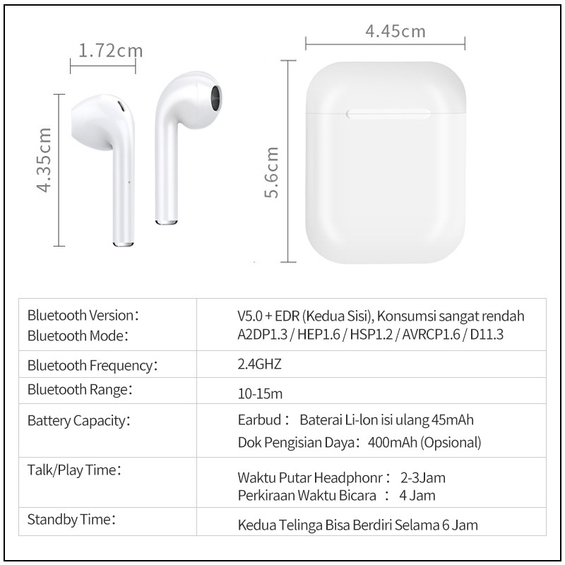 touch-ชุดหูฟังบลูทู-ธ-i11-สีแดงที่มาพร้อมกับกล่องควบคุม