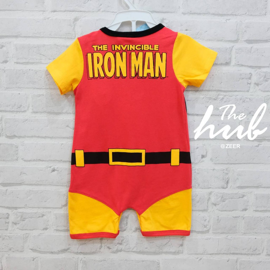 ส่งฟรี-ems-ชุดบอดี้สูทเด็กมีไฟลาย-iron-man