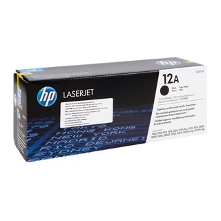 ตลับหมึกโทนเนอร์ HP 12A  (Q2612A) Original ดำ (ออกใบกำกับภาษีได้)