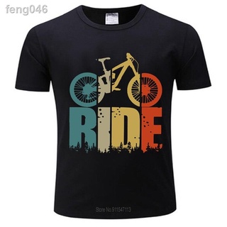 ┅❍☞ผู้ชายสีดำ tshirt จักรยานเสือภูเขาของคุณ T เสื้อผู้ชาย MTB Lover เสื้อยืดผ้าฝ้ายนักปั่นจักรยานและ Bikers Gift