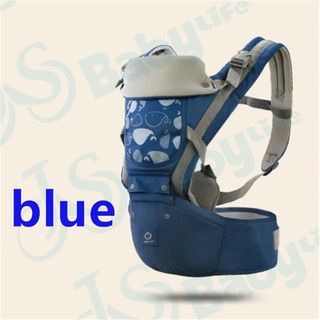super baby เป้อุ้มเด็กนั่ง aiebao Hip Seat 3 in 1 สามารถนั่งและนอนได้ พาสเทล(Pastel) สะพายหน้าและสะพายหลังได้ รุ่น： B15