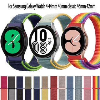 สินค้า สาย samsung galaxy watch 4 สายนาฬิกา สายผ้าไนลอน สายสำหรับ samsung galaxy watch 4 44mm 40mm 46mm 42mm