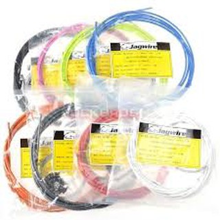 ชุดสายเกียร์-เบรค JAGWIRE.ขายลดราคา​สีซีดๆ มีสีส้ม