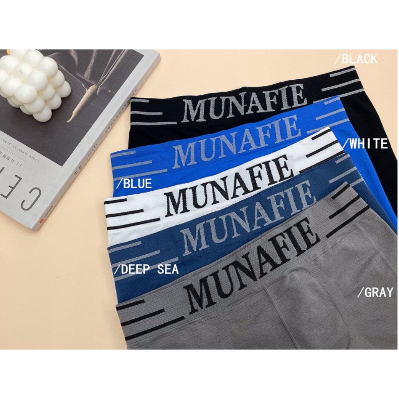 ภาพสินค้าBoxer บ๊อกเซอร์ MNF กางเกงในชายขาสั้น ผ้านุ่ม ใส่สบาย ไม่อึดอัด**มีซองทุกตัว จากร้าน mkshop99 บน Shopee ภาพที่ 2