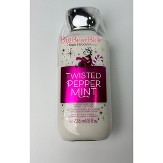 Bath and Body Works - Body Lotion & Shower Gel Twisted Peppermint