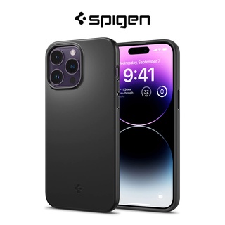 Spigen iPhone 14 Pro Max เคส 6.7 นิ้ว บาง พอดี อัพเกรด การป้องกัน และรอบด้าน บาง ครอบคลุม เคส