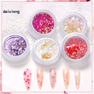 &lt;daixiong&gt; กลิตเตอร์ สะดุดตา สําหรับตกแต่งเล็บ DIY