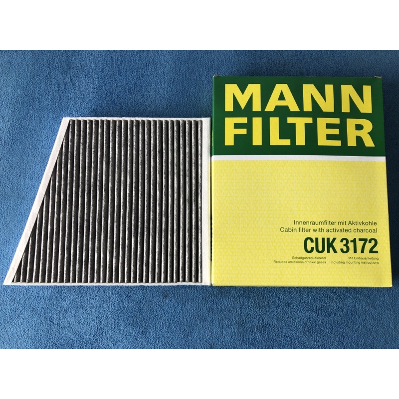 ไส้กรองแอร์ชาโคลรถเบนซ์-benz-w211-e240-m272-mann-filter-cuk3172-cabin-filter