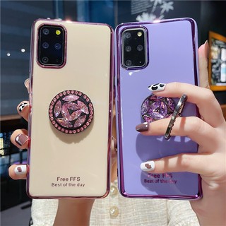 เคส-For OPPO Reno 8Z A57 2022 A77 5g A96 Reno 7Z A76 A95 Reno 6Z A16 A54 A74 A94 A15 A93 Reno 5 Reno 4 A53 A31 A12 A73 A92 A52 F7 A91 A5 2020 Reno 2f F11 pro A7 A73 Reno 2 A3S F9 F7 F5 A5S A9 2020 LuxuryWristband With Holder| DK