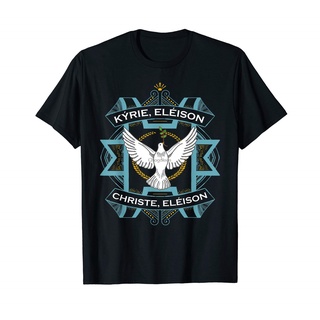 [S-5XL]เสื้อยืด พิมพ์ลาย Kyrie Eleison Christe แบบดั้งเดิม คลาสสิก ไม่ซ้ําใคร สําหรับผู้ชาย 658745