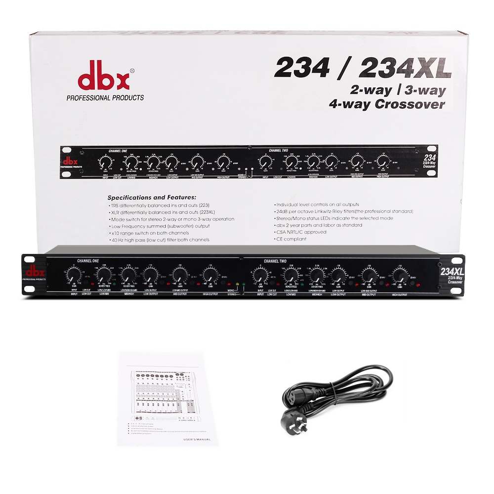 dbx 223XL チャンデバ 可動品とジャンク2台セット-