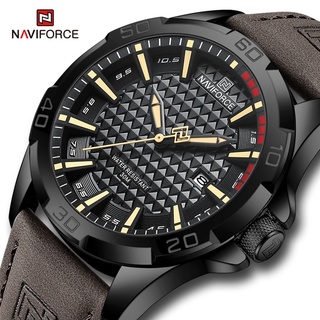 ภาพขนาดย่อของสินค้าNaviforce 8023 นาฬิกาข้อมือควอตซ์แฟชั่น สายหนัง สําหรับบุรุษ