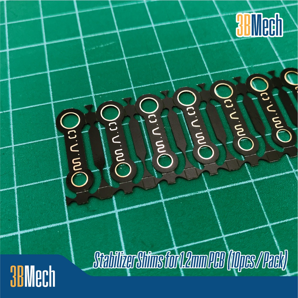 Stabilizer Shims 0.3mm (10 ชิ้น/แพ็ค) สำหรับรอง PCB หนา 1.2mm | Shopee ...