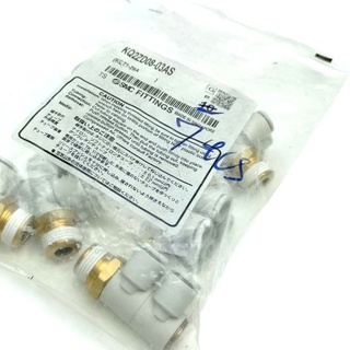 พร้อมส่ง,(A)Unused, KQ2ZD08-03AS FITTING ,ฟิตติ้ง สเปค 14pcs/pack ,SMC (66-002-384)