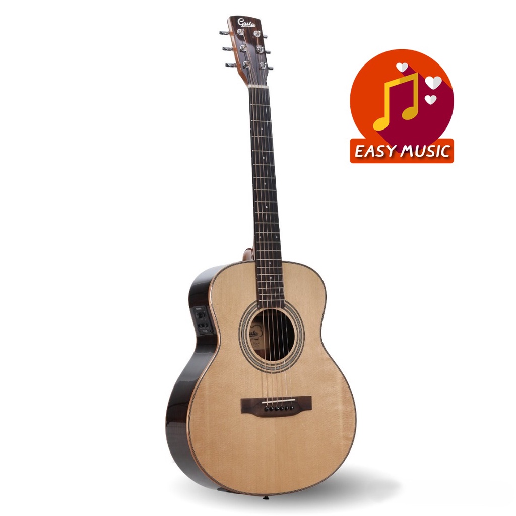 กีตาร์โปร่งไฟฟ้า-gusta-gmx130-acoustic-electric-guitar