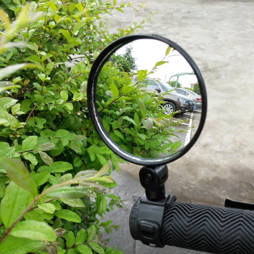 รูปภาพของกระจกมองหลังติดแฮนด์จักรยานหมุนได้ 360 องศาลองเช็คราคา