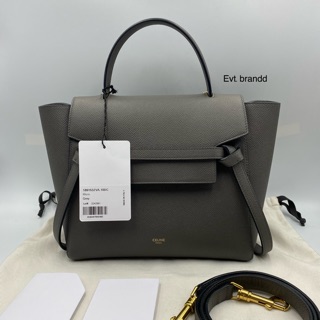 Used once Super like very newwww ใหม่มาก Celine micro beltbag grey new logo y.19