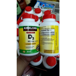 🧸Kirkland Signature Extra Strength D3 50 mg วิตามินดี3 บำรุงกระดูก สมอง เคริกแลนด์🧸🧸