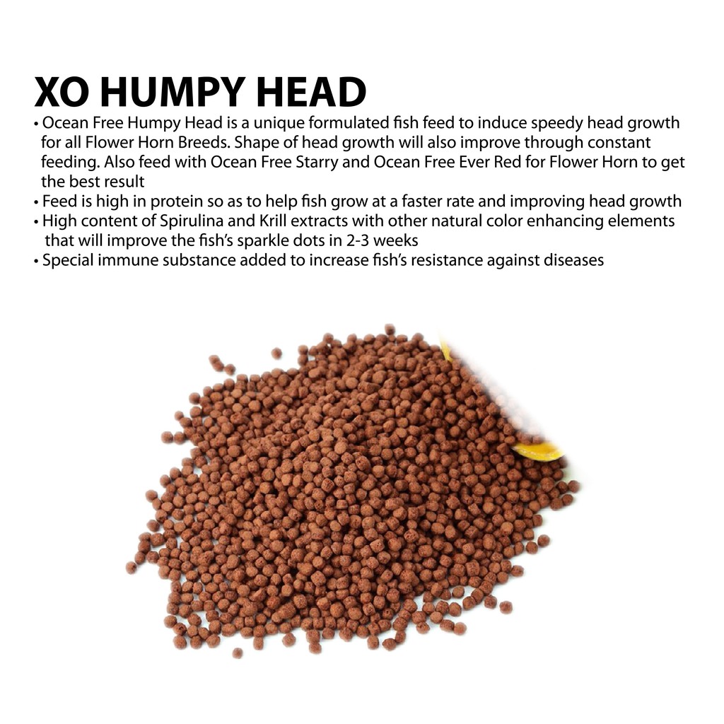 อาหารปลาหมอสี-xo-humpy-head-สูตรเร่งโหนก-กระป๋องเขียว