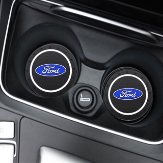 ภาพหน้าปกสินค้า2 ชิ้น ที่รองแก้วรถ ที่รองยางนุ่ม แผ่นกันลื่น Ford focus mk2 2 3 fiesta mk7 ranger mondeo mk4 fusion kuga 2019 ซึ่งคุณอาจชอบราคาและรีวิวของสินค้านี้