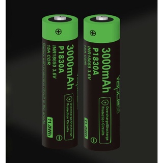 Vapcell P1830A 18650 3000mAh 3.6V 15A ของแท้เช็คโค๊ตได้